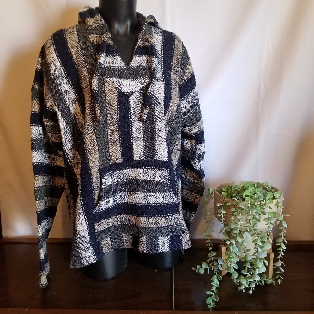 Confecciones ANGY brand Baja Blaket Hoodie made in Mexico - XL